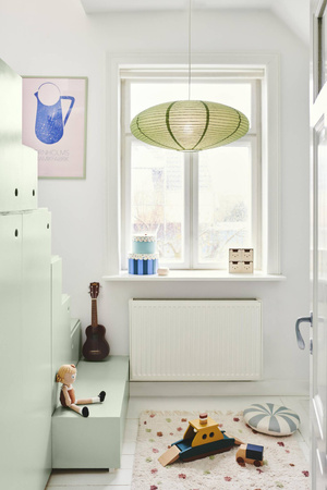 Klosz VILLO Nordlux  15 Papier Zakurzona zieleń