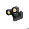 MYRA WALL, lampa ścienna i sufitowa outdoor, dwupunktowa, QPAR51, IP55, antracyt, maks.100W (233095) - SLV