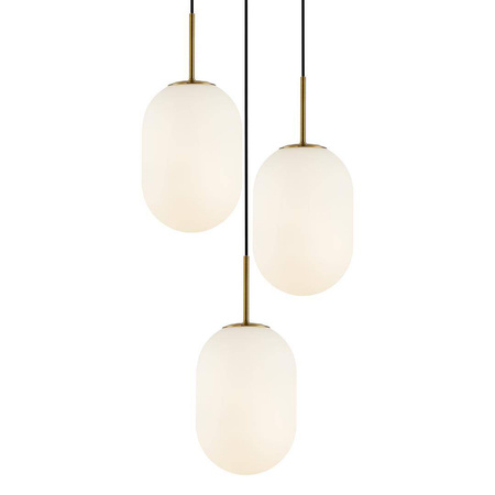 Lampa wisząca ALIAS GOLD 3 koło (ML0315) - Milagro