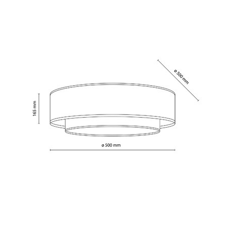 CALISTO JUTA LAMPA SUFITOWA 4  500 (11046) - TK Lighting