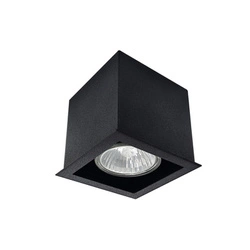 Plafon Cage out mini 1-1 - Czarny (70 mm)   (1078) - Brosline