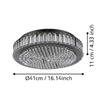 Lampa Sufitowa BALPARDA czarna (390248) - EGLO