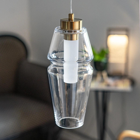 Lampa wisząca - Opal transparentny (LA025/P_clear) - ALTAVOLA DESIGN
