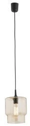 lampa wisząca 1 pł.  NEWA  słomkowy 1 x E27/60W ARGON 3273 - żyrandol