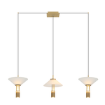 LINE LED LIGHT 28W 3000K ALUMINIUM GOLD (23203 Zambelis) - Zambelis