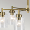 Żyrandol Winslow - 6 źródeł światła - Naturalny mosiądz (KL-WINSLOW6-NBR) - Elstead Lighting