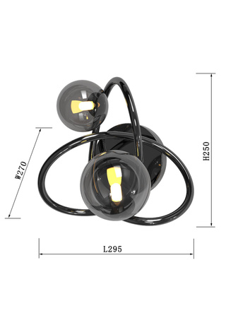NANCY - Kinkiet (4014-205) - Aviano Lighting
