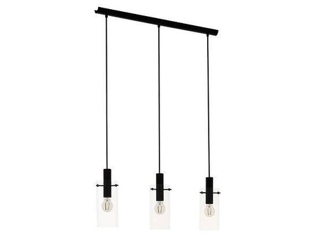 Lampa wisząca MONTEFINO czarna (97367 - EGLO) - żyrandol