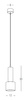 PENDANT LIGHT 1XGU10 SANDY BLACK-GOLD (22184 Zambelis) - Zambelis