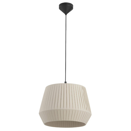 Lampa wisząca z bawełnianym abażurem DICTE Nordlux E27 60W Tekstylia Beżowy