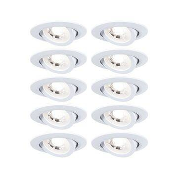 Zestaw 10 oczek sufitowych EBL schw LED 10x4,8W 3000K ws m (PL99996) - PAULMANN