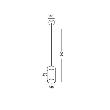 Lampa Wisząca TOBA 173 (517301035) - Elkim Lighting