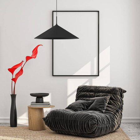 Lampa wisząca CAPITAL czarna (MLP0946) - Milagro