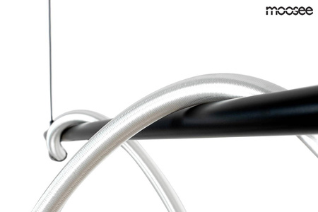 Nowoczesna lampa wisząca SERPIENTE 120  czarna (MSE1501100394) - Moosee