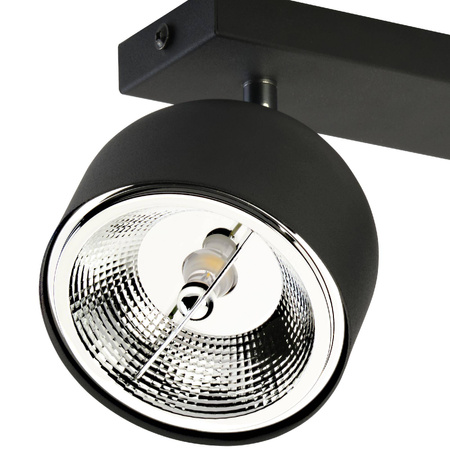 ALTEA BLACK LAMPA SUFITOWA 2 PŁ + ŻARÓWKI (6518) - TK Lighting
