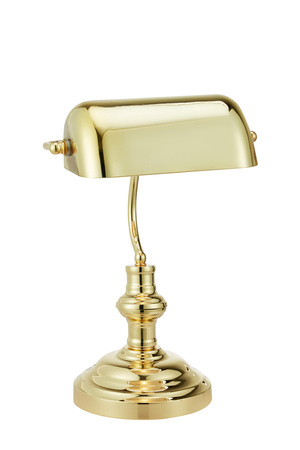 BANKERS Table 42cm 1L Brass (108977) Markslojd