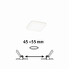 Panel bezramkowy Veluna VariFit IP44 6W 4000K 75x75mm Tworzywo sztuczne (PL92396) - PAULMANN