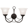 Kinkiet Carisbrooke (CB2-BLACK) - Elstead Lighting
