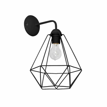 Kinkiet BASKET BLACK 1xE27 (MLP7206) - Milagro