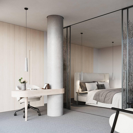 Lampa wisząca ELECTRA beton (SL.1347) - Sollux Lighting