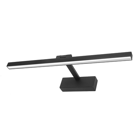 KINKIET ŁAZIENKOWY PROSTY 12W 50CM CZARNY 4000K - DomenoLED