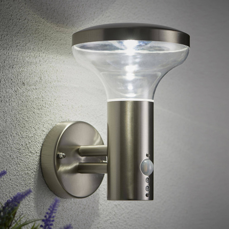 Kinkiet Roko PIR 1lt wall IP44 4.6W (67702) - Saxby