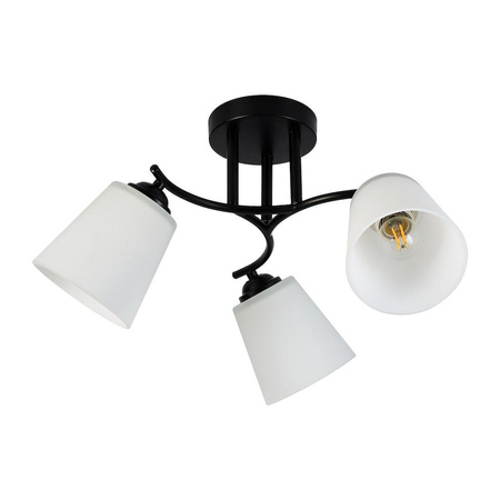Lampa sufitowa Pafos Black 3xE27 (ML2257) - Milagro