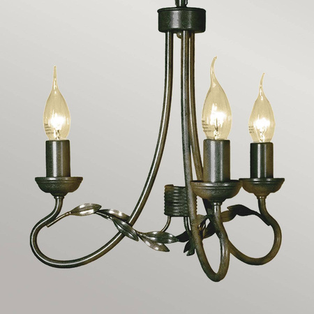 Żyrandol Olivia (OV3-BLK-GOLD) - Elstead Lighting
