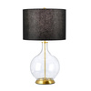 Lampa stołowa Orb (ORB-CLEAR-AB-BLK) - Elstead Lighting