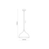 Lampa wisząca CAP (5665) - TK Lighting