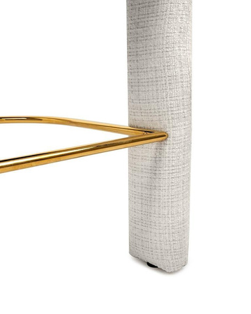 MaMaison krzesło barowe LOGAN białe (MM001501100352) - MaMaison