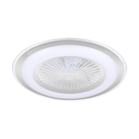 Lampowentylator ZEPHYR SILVER 48W LED+ PILOT (ML1515) - Milagro