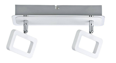 Spotlight Frame 2x4,5W Biały Mat/ Chrom 230V Metal (PL66639) - PAULMANN