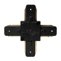 łącznik krzyżakowy czarny - DomenoLED