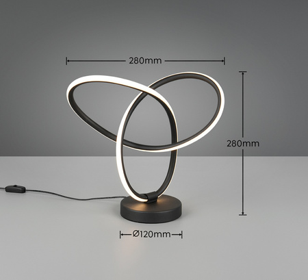 Nowoczesna lampa stołowa LANDO (R53591132) - RL
