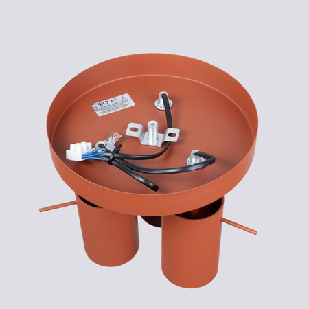 Plafon RING 3P ochra czerwona (SL.1509) - Sollux Lighting