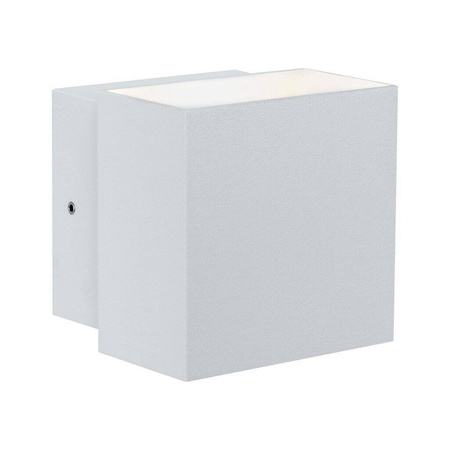 Oprawa elewacyjna Cybo LED 2x3W 230V IP65 kwadratowy 100x100mm Biały Aluminium (PL18003) - Paulmann