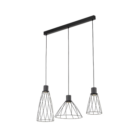 Lampa wisząca MODESTO BLACK 3 listwa (10149) - TK Lighting