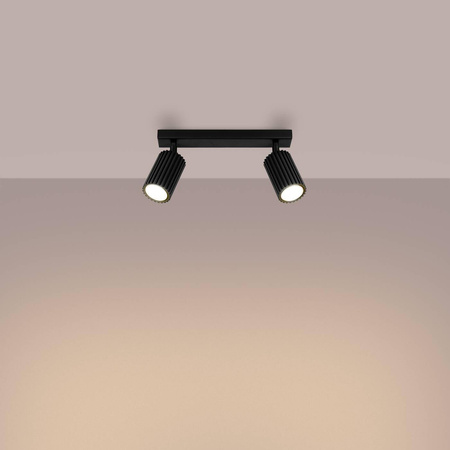 Plafon KARBON 2 czarny (SL.1580) - Sollux Lighting