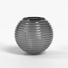 Klosz Nara Globe Ribbed Glass - Smoke (5039002) - Astro Lighting