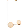 PENDANT LIGHT 2XE27 GOLD (1997 Zambelis) - Zambelis