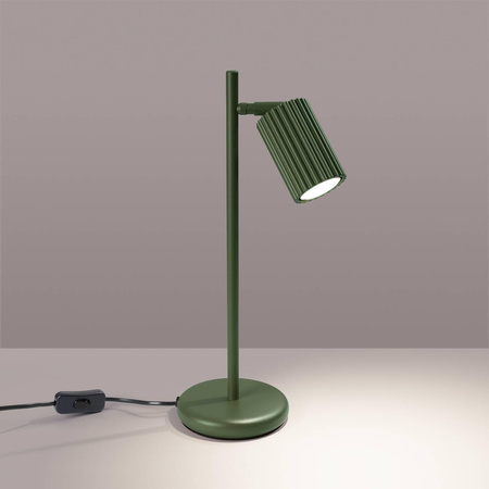 Lampa biurkowa KARBON zielona oliwka (SL.1624) - Sollux Lighting