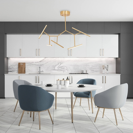 CEILING LIGHT 49W 3000K ALUMINUM & SILICON DIMMABLE ANTIQUE GOLD COLOR (2071 Zambelis) - Zambelis
