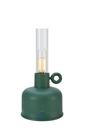 Przenośna ładowana lampa zewnętrzna ASTRID Rechargeable Table Dark Green B/O (108920) Markslojd