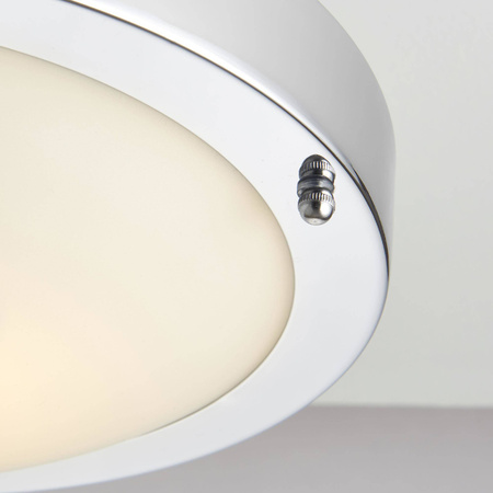 Plafon Portico chrome IP44 40W (59850) - Saxby