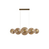 Bursztynowa lampa wisząca NAZAR PENDANT 5 3-STEP DIMM (AZ6531) Azzardo