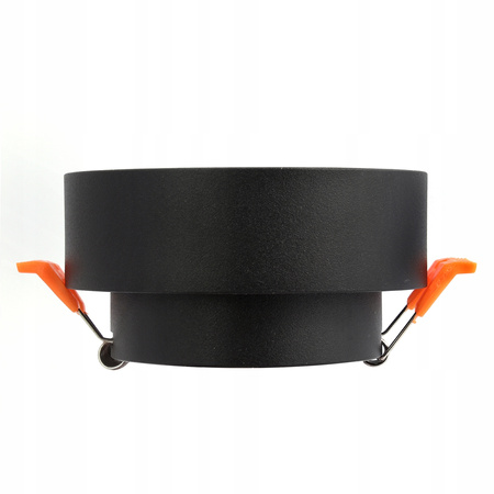 PÓŁTUBA OPRAWA HALOGENOWA CZARNA GU10 - Syntron