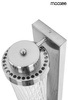 MOOSEE lampa ścienna COLUMN 65 srebrna (MSE010100362) - Moosee