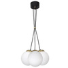 Lampa wisząca SPARTA BLACK / GOLD 3xE14 (MLP6499) - Milagro