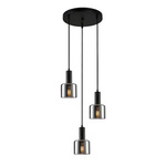 Lampa Wisząca Santia (PND-65342-3A-BK+SG) - Italux